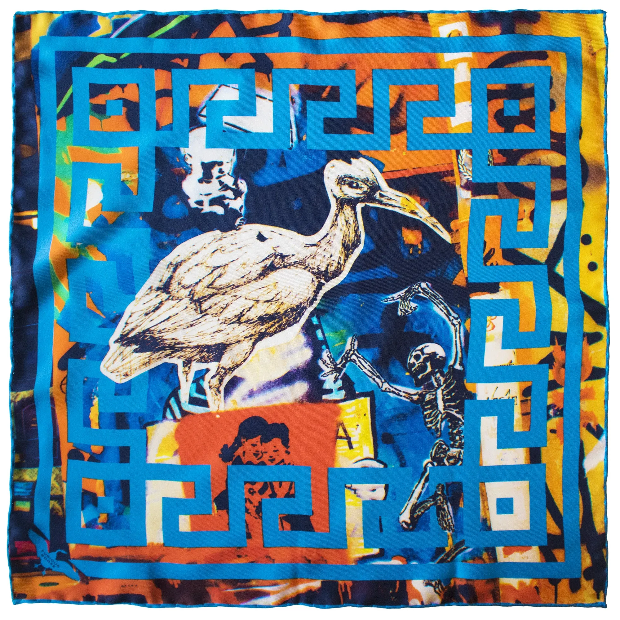 Street Art, Greek Tragedy – Large Silk Scarf