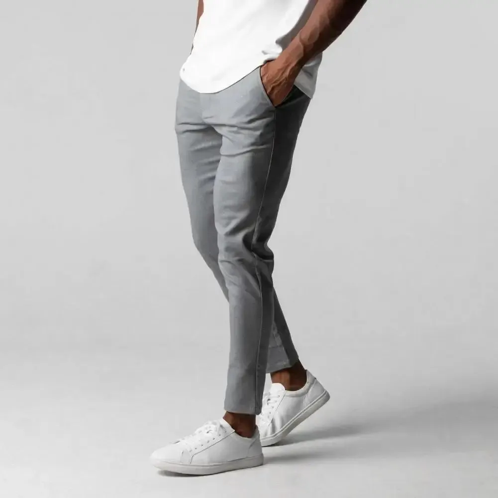 Stretchy Slim Trousers - Cross & Crown