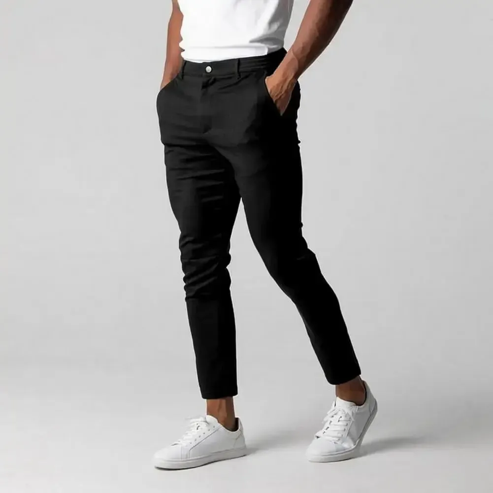 Stretchy Slim Trousers - Cross & Crown