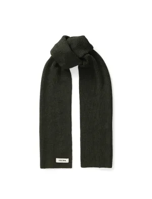 Sylvie Wool Scarf - Dark Green