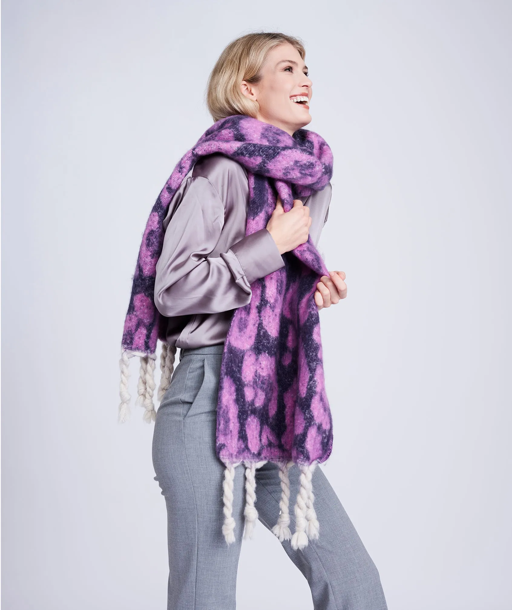 Tabbie Scarf - Purple