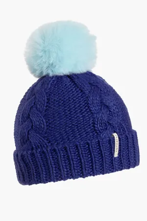 Turtle Fur Lizzy Kids Hat - Blue (7-12Y)