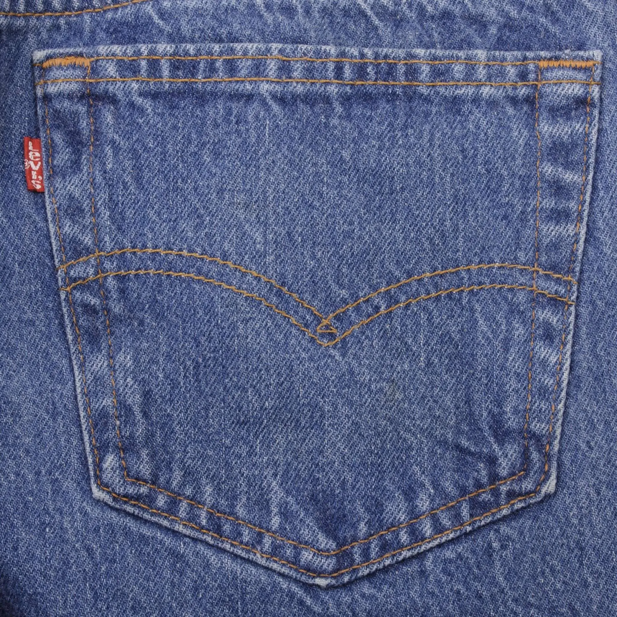 VINTAGE LEVIS 501 JEANS INDIGO 1980S SIZE W32 L35 MADE IN USA