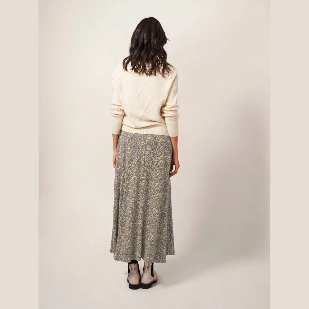 White Stuff Jada Eco Vera Maxi Skirt In Grey