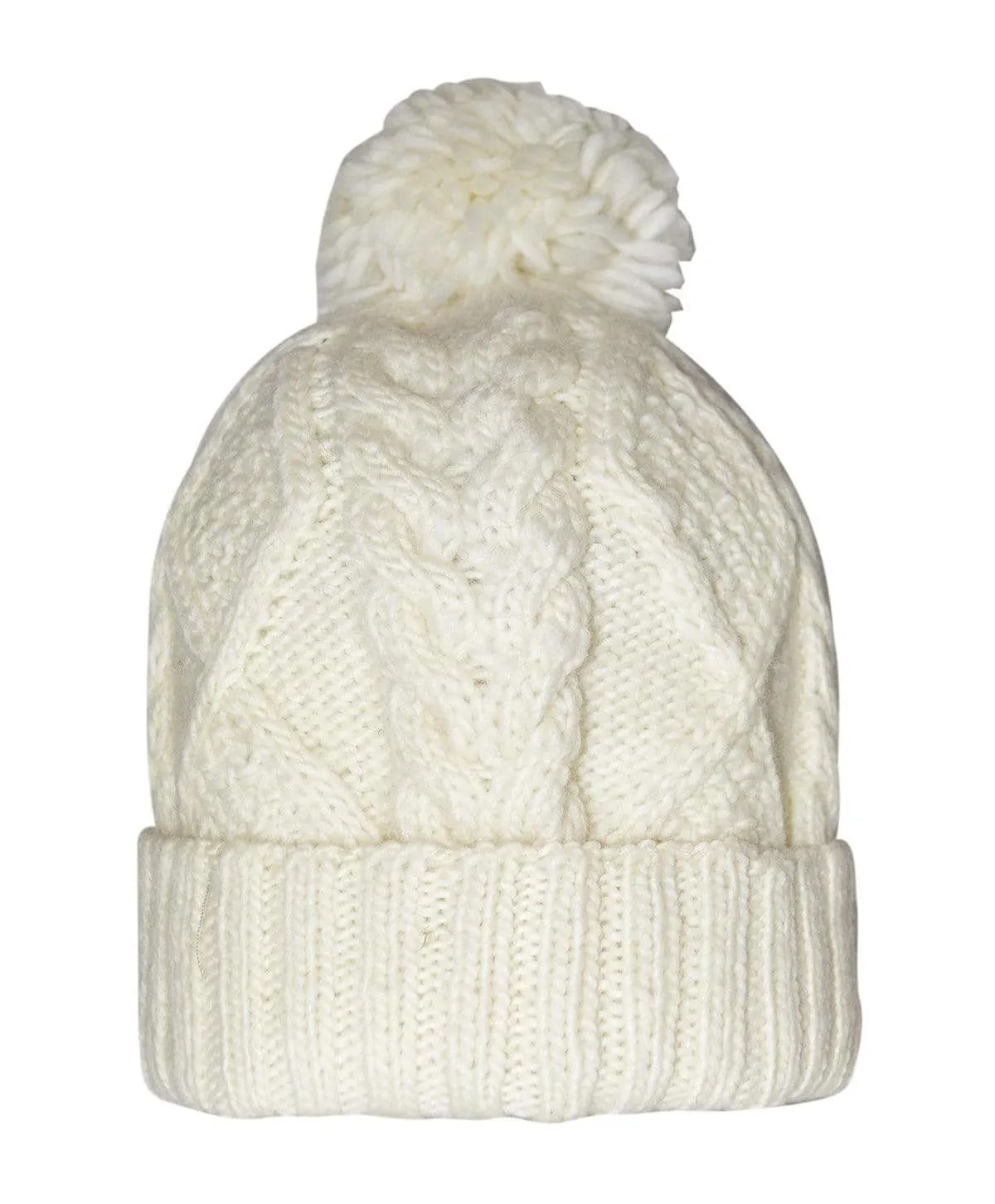 Women's Nepalese Merino Wool Cableknit Hat