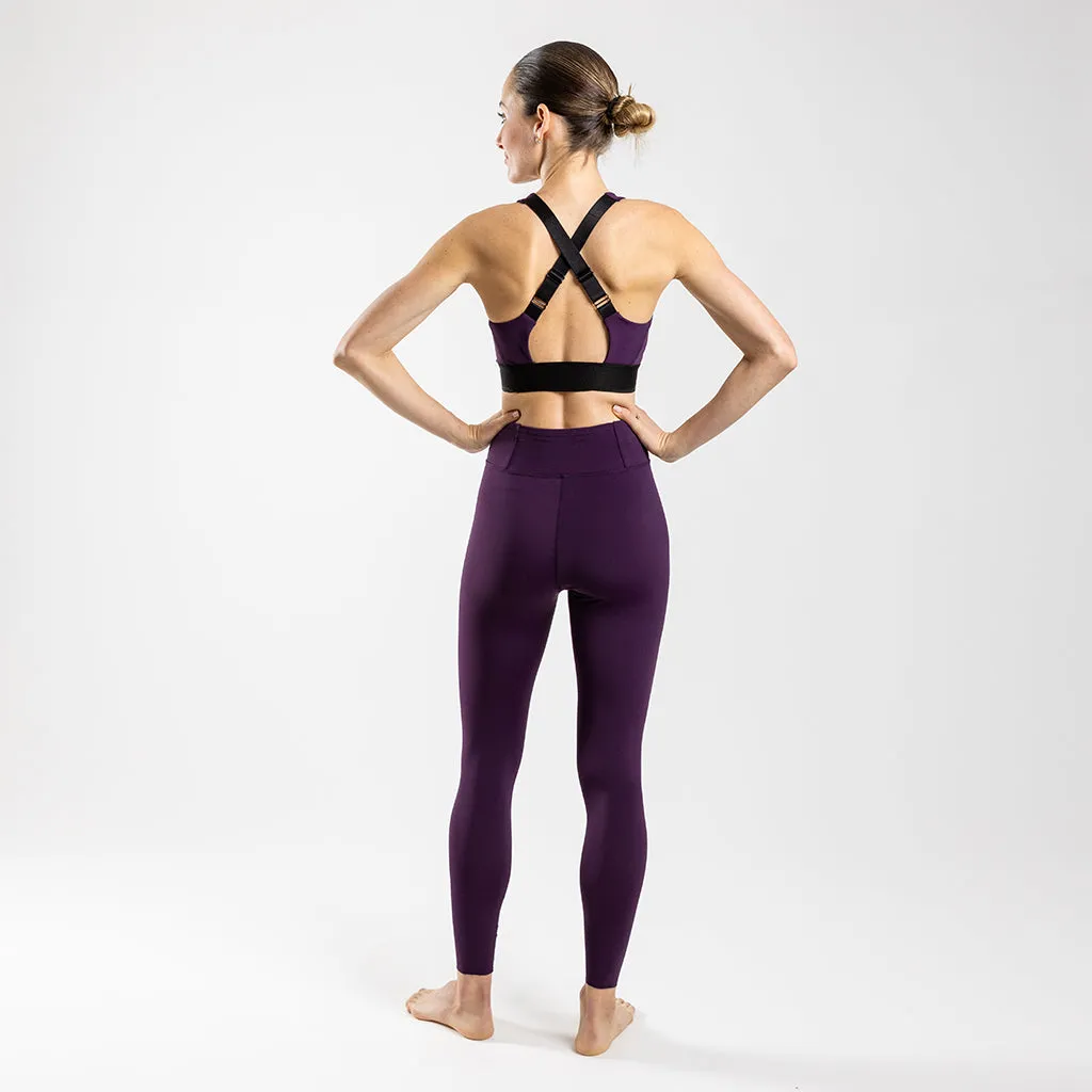 Women's Supremo Training Tights (Plum)