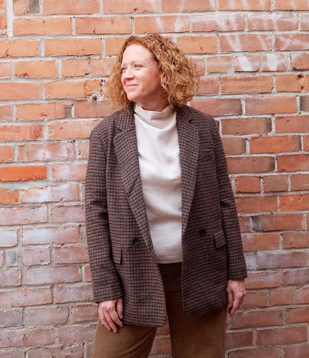 Wool Jacket in Brown