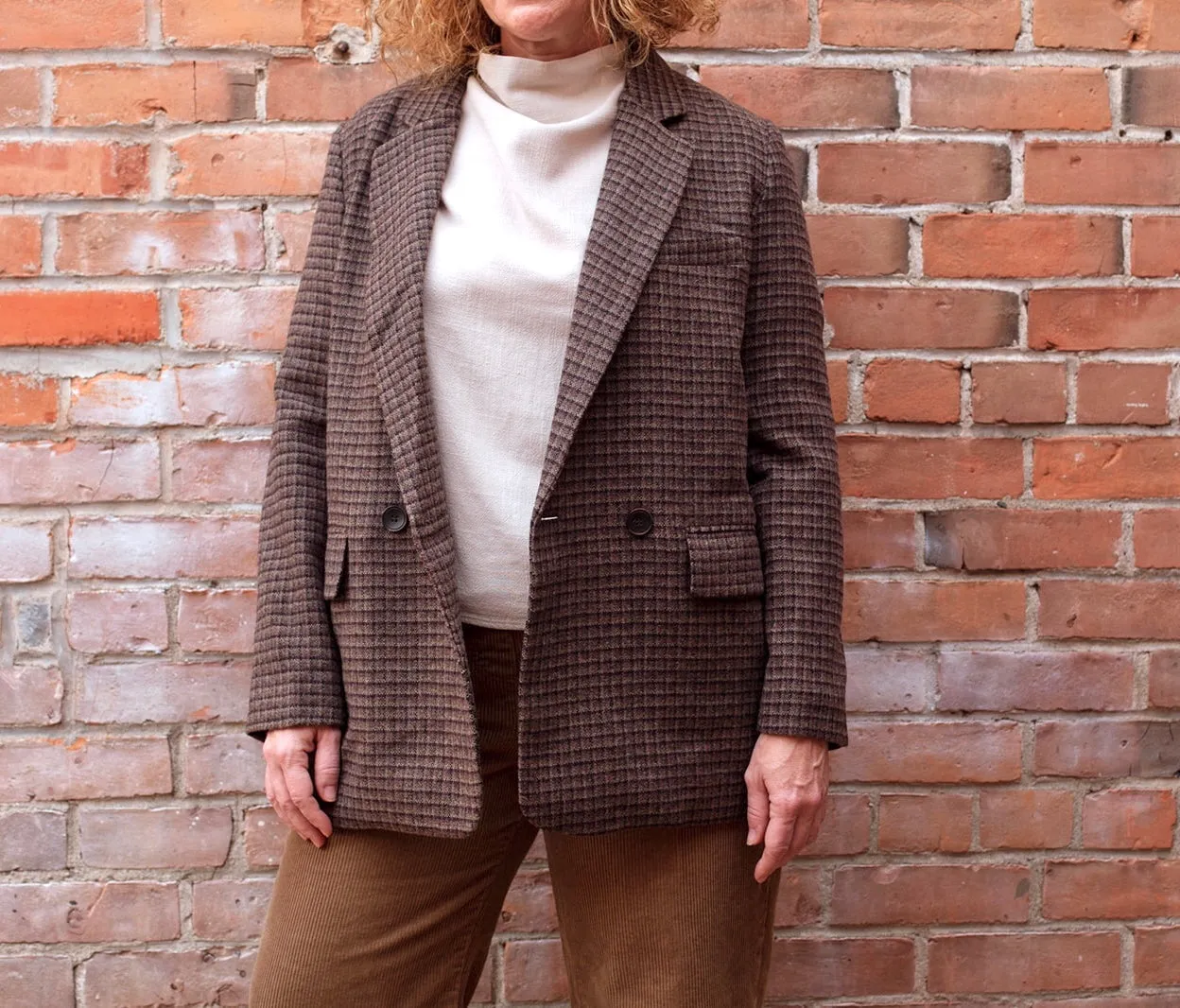 Wool Jacket in Brown