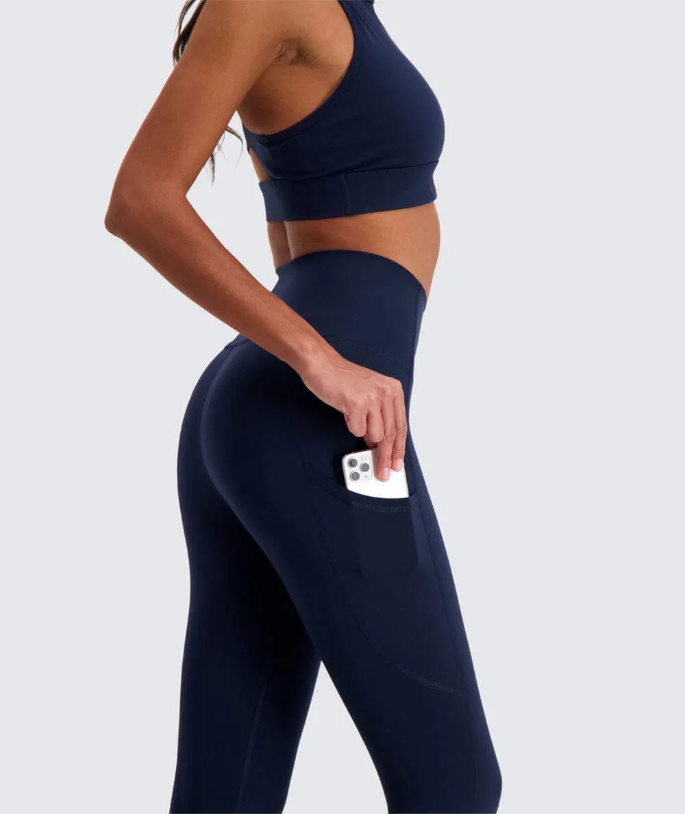 W's High-waist Pocket Tights - Bluesign®-certified production, Polyamide & Elastane