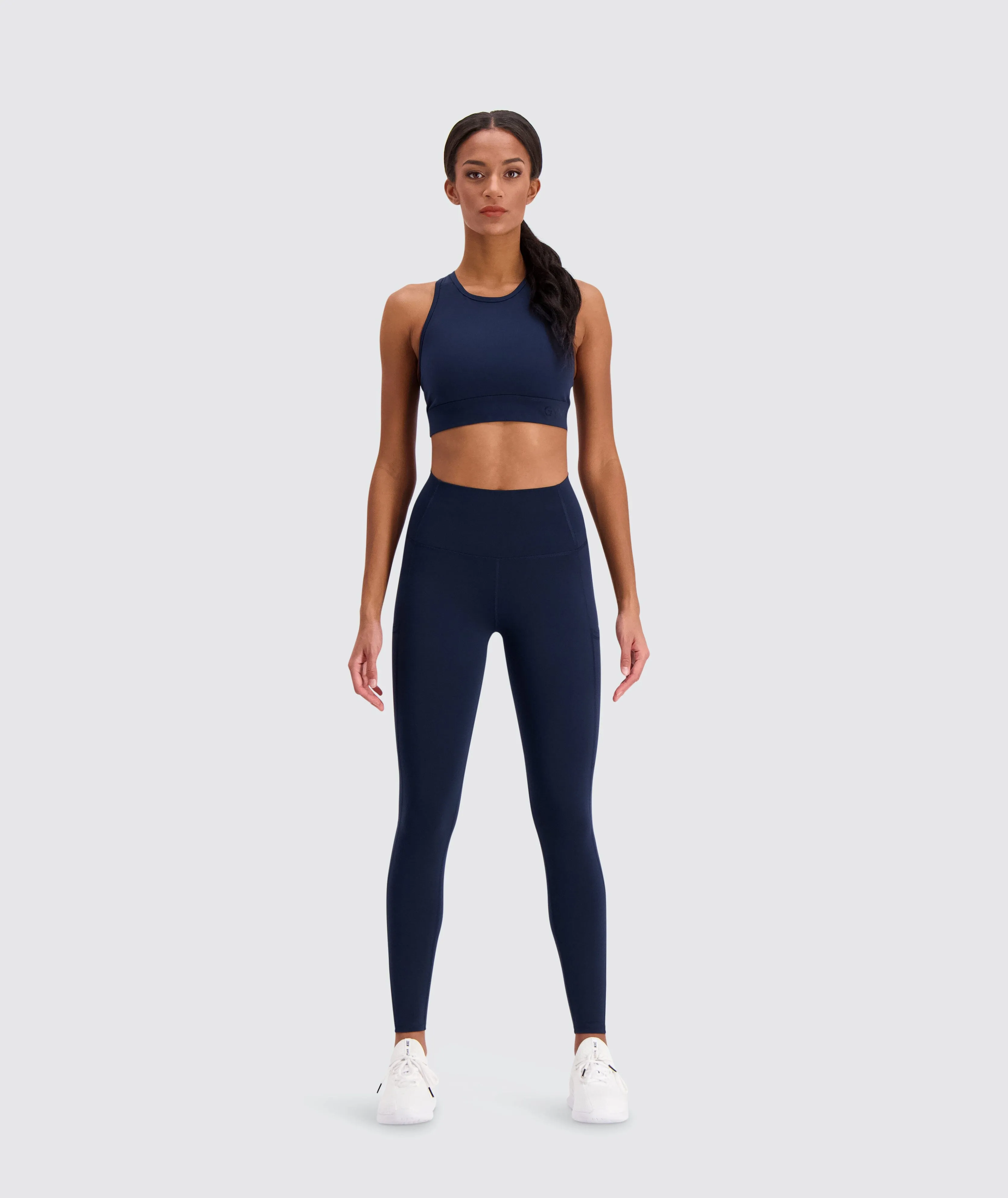 W's High-waist Pocket Tights - Bluesign®-certified production, Polyamide & Elastane